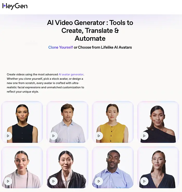 HeyGen Avatar Creation
